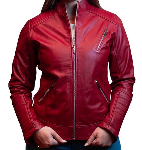 Campera De Mujer Cuero Legítimo Cod307v Estancia1980