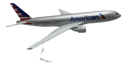 American Airlines B777, Escala 1/400, 15cms Bandera En Cola