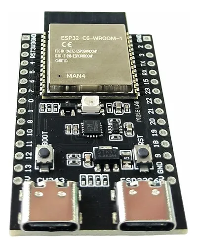 Esp32 C6 Devkitc-1 Wifi6 Bt5 Zigbee Thread Module