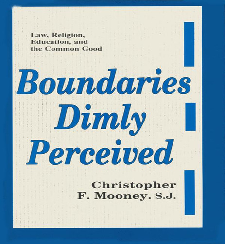 Boundaries Dimly Perceived, De Christopher F Mooney. Editorial University Of Notre Dame Press, Tapa Dura En Inglés