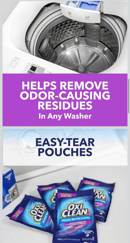 Tabletas Limpiadoras Para Lavarropa Oxiclean, Paquete De 4.