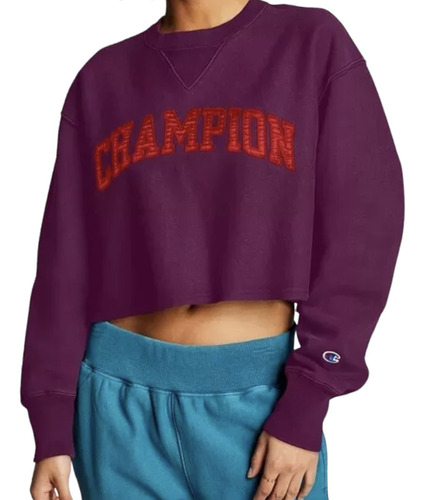 Champion Sudadera Vintage Wash Cropped