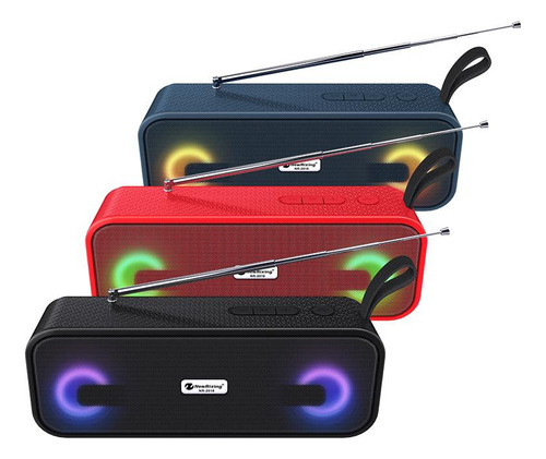 Bocina Parlante Mi Portable Bluetooth Speaker Luces Nr2016