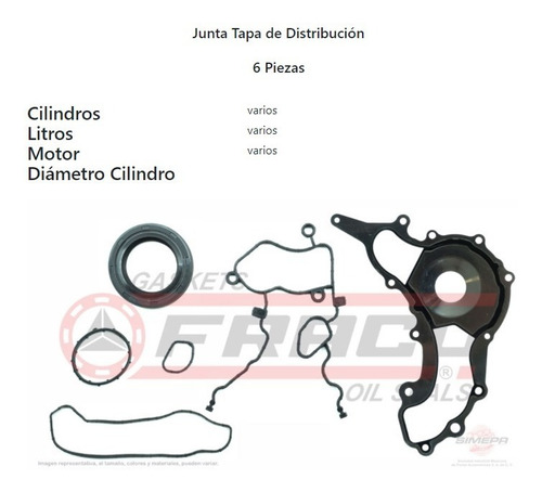 Juego De Juntas Distribucion Pentastar 3.6l