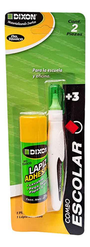 Lápiz Adhesivo Y Corrector En Pluma Dixon 2 Piezas