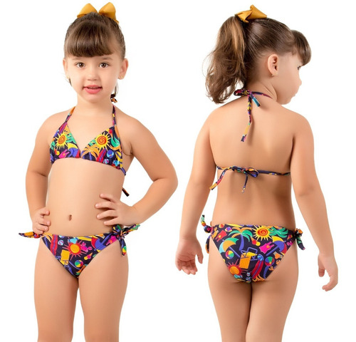 moda praia infantil menina