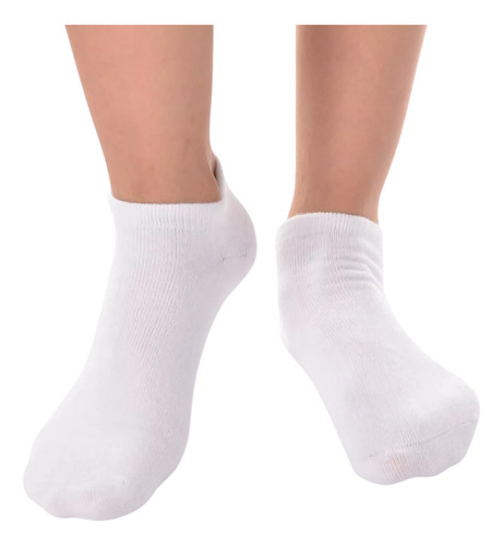 Docena Tin Para Sublimar Blanco Calcetin 12 Pares Adulto Uni