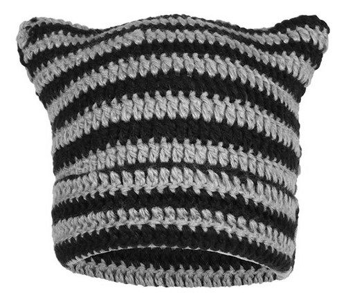 Gorro De Punto Con Forma De Gato De Lana Para Niñas Y Niños