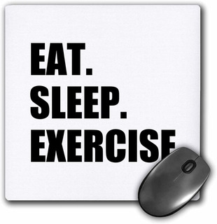 3drose Eat Sleep Ejercicio. Regalos Para Fitness Entusiasta