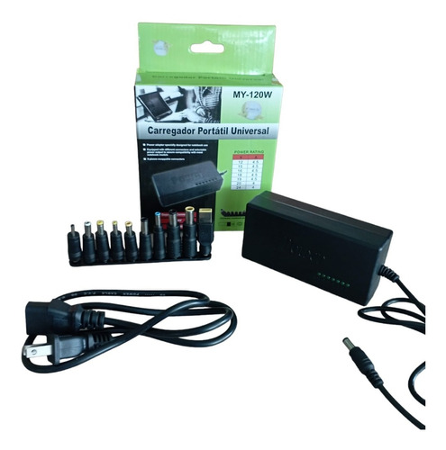 Cargador Portátil Universal 10 Conectores 120w 12-24v