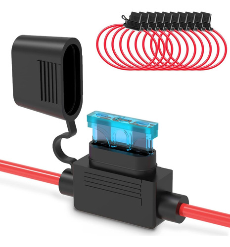 Recoil Fh12-10 Paquete De 10 Fusibles Atc/ato En Línea De .