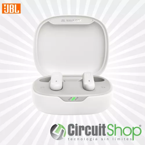 Audífonos Bluetooth V5.2 Jbl Wave Flex Blanco Circuit Shop