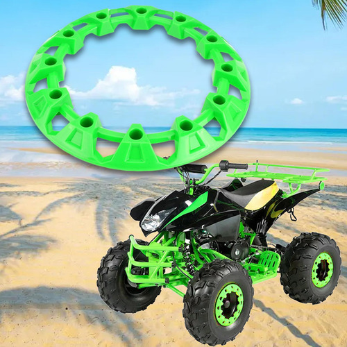Atv Llanta De Rueda Protector De Cubo Verde 8 Pulgadas