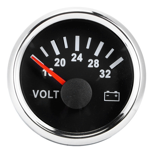 Voltímetro De 52 Mm/2 Pulgadas, 18-32 V, Retroiluminación Ro