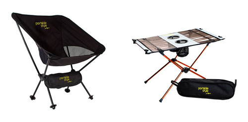 Combo-1 Cadeira Chair One Steel+mesa-portatil Portable Style