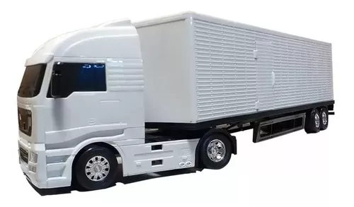 Caminhão Carreta Diamond Truck Baú - 67cm - Roma Brinquedo