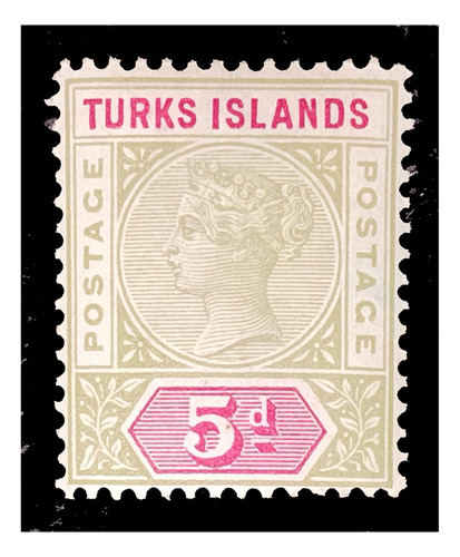 Turks Y Caicos 5 Pence 1897 Reina Victoria Nv. Mint. Yv. 33