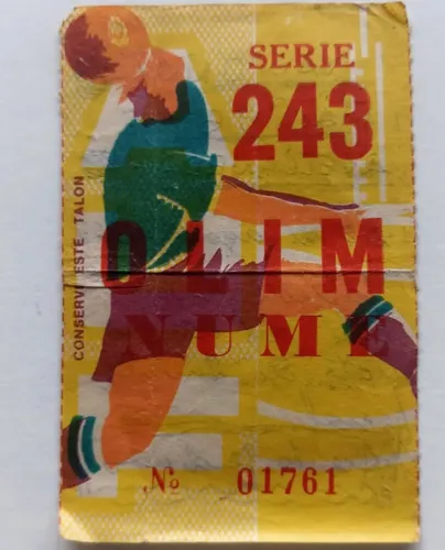 Entrada Original Final De Libertadores 1967- Nacional (Usado)
