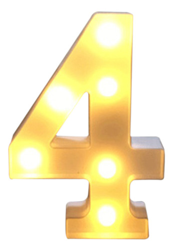 Luces Led Con 26 Letras Del Alfabeto Y Números Ampersand