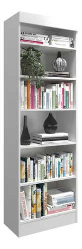 E-led RICHL092 estante para livro com 6 prateleiras multiuso armário organizado cor branco Menor preço em E-led RICHL092 estante para livro com 6 prateleiras multiuso armário organizado cor branco