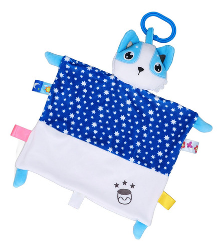 Manta De Seguridad Para Bebés Kitten Sensory Toy Con Etiquet