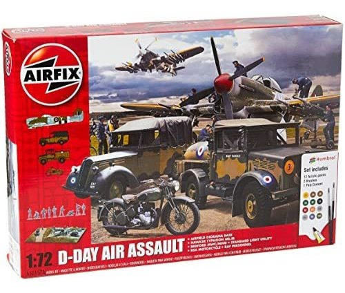 Airfix D-day Air Assault 1:72 Wwii Military Diorama Plastic 