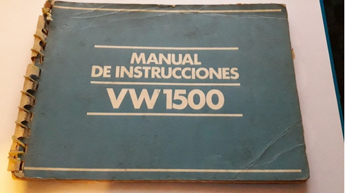 Libro/manual Original Vw1500/1800