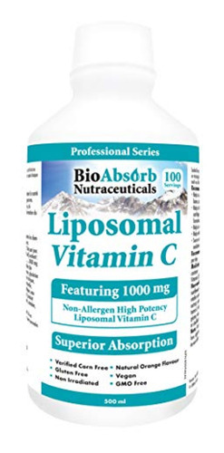 Suplemento Vitamina C Vitamina C Liposomal 1000mg. 16.9 Onza
