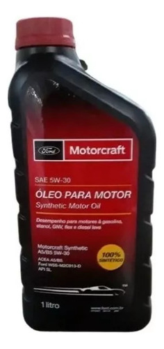 Aceite Motor Sintético 5w30 Ford Motorcraft 1 Litro