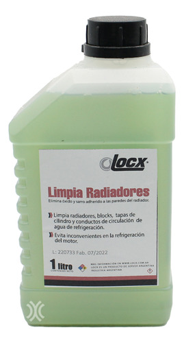 Limpia Radiadores Y Circuitos De Refrigeración 1l Locx