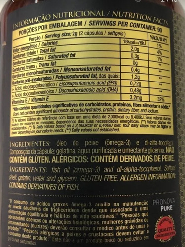 Super Ômega 3 Tg 1000mg (180 Caps) - Essential Nutrition