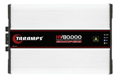 Modulo Taramps Hv80000 Chipeo High Voltage Amplificador Para Racha De Som Alta Voltagem Hv 80000w 0,5 Ohm Potencia Hv 80k 1 Canal 80.000 Watts Automotivo