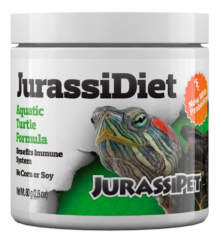 Jurassidiet Aquatic Turtle 80g Alimento Pro Para Tortugas