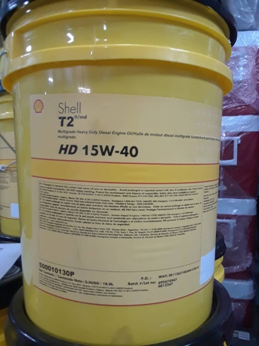 Imagen 2 de 3 de Aceite 15w-40 Shell Diesel Mineral Por Paila