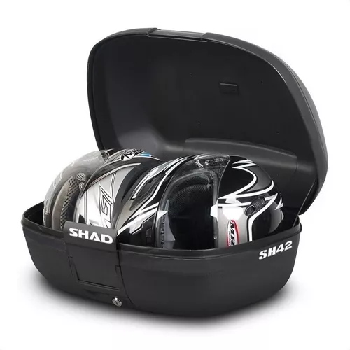 Baul Shad Sh42 Cargo 42 Litros Entran 2 Cascos Moto Delta Ct