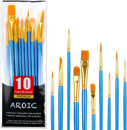 comprar Pinceles Aroic Set 10 Sintético Plana 10 Unidades