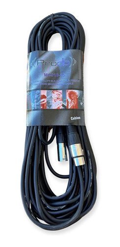 Cable  Micrófono Xlr-xlr Prodb Mc910-15