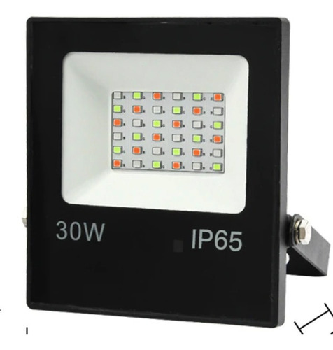 Reflector Led  30w Super Brillante Rgb + Control