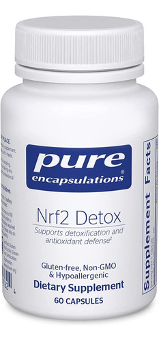 Encapsulaciones Puras Nrf2 Detox | Nrf2 Y Soporte De Desint