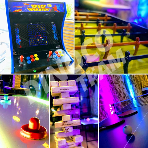 Alquiler Juegos Metegol Tejo Retro Arcade Ping Pong Autos