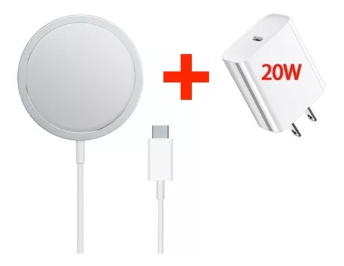 Cargador Tipo C 20w + Cargador Magsafe 15w iPhone 12 Pro Max