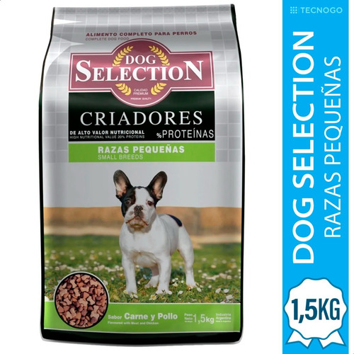 Alimento Perros Dog Selection Criadores Razas Pequeñas 1,5kg