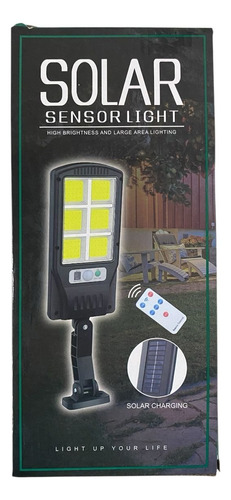 Foco Solar Con Brazo Led Cob Y Censor
