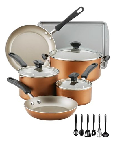 Juego De Utensilios De Cocina Antiadherentes Farberware Cook