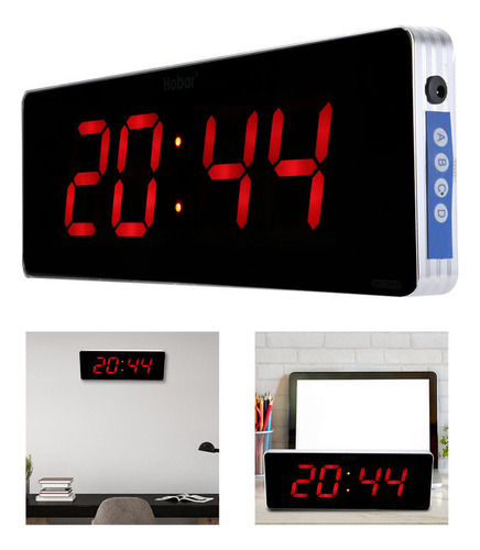 Reloj De Pared Digital Led De Aleación De Aluminio