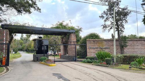 Venta Terreno Barrio Cerrado Puerto Paraíso A Metros Del Rio