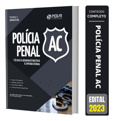 Apostila Técnico Polícia Penal Ac - Administrativo