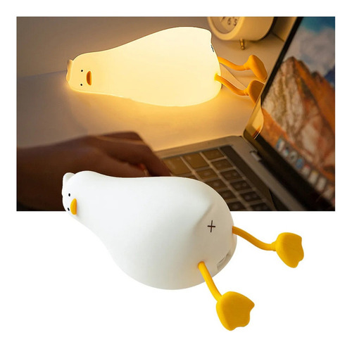 Lámpara De Mesa Led For Niños Flat Duck Night Lamp