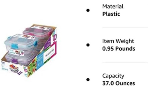 Sistema To Go Collection Ensalada Para Llevar Contenedor De