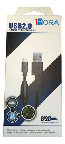 Cable Reforz Compatible Con Micro Usb V8 1.5mts Carga Rapida